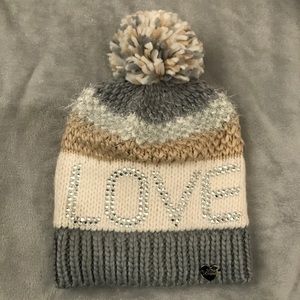 Betsey Johnson Bling Beanie 🤍✨